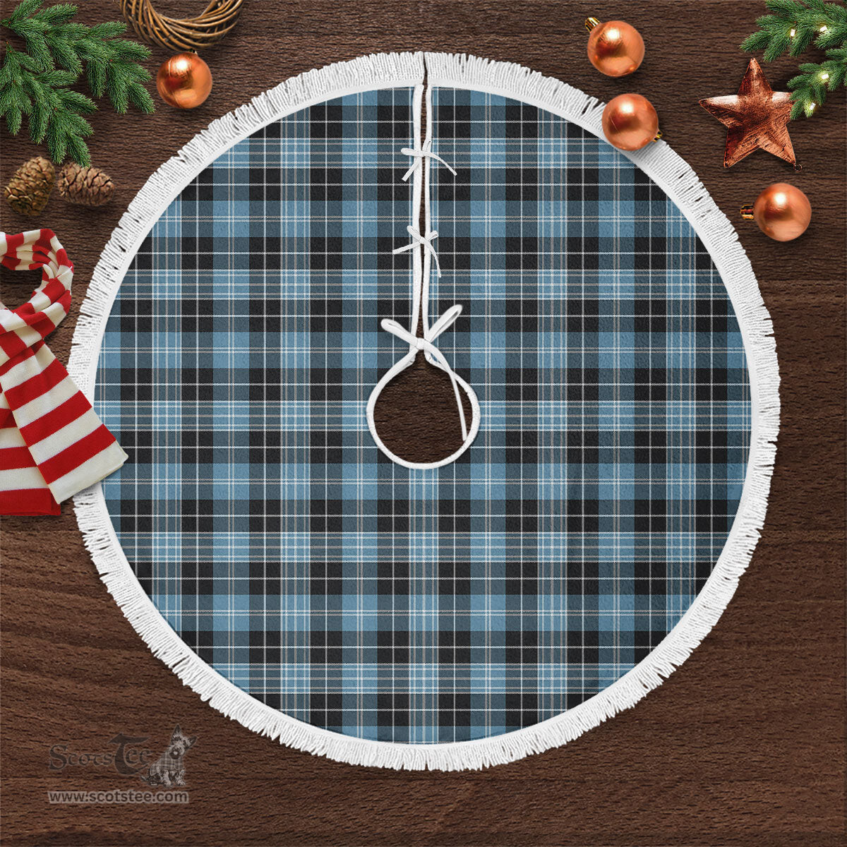 Clark Ancient Tartan Christmas Tree Skirt Scottish Plaid Tartan Plaid - ScotsTee - scotstee.com