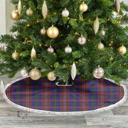 Chisholm Hunting Modern Tartan Christmas Tree Skirt Scottish Plaid Tartan Plaid - ScotsTee - scotstee.com