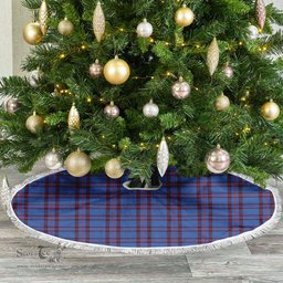Elliot Modern Tartan Christmas Tree Skirt Scottish Plaid Tartan Plaid - ScotsTee - scotstee.com