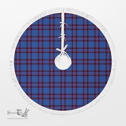 Elliot Modern Tartan Christmas Tree Skirt Scottish Plaid Tartan Plaid - ScotsTee - scotstee.com