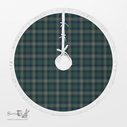 Kennedy Modern Tartan Christmas Tree Skirt Scottish Plaid Tartan Plaid - ScotsTee - scotstee.com