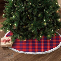 Hamilton Modern Tartan Christmas Tree Skirt Scottish Plaid Tartan Plaid - ScotsTee - scotstee.com