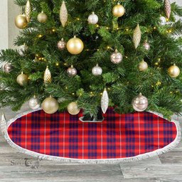 Hamilton Modern Tartan Christmas Tree Skirt Scottish Plaid Tartan Plaid - ScotsTee - scotstee.com