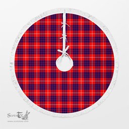 Hamilton Modern Tartan Christmas Tree Skirt Scottish Plaid Tartan Plaid - ScotsTee - scotstee.com
