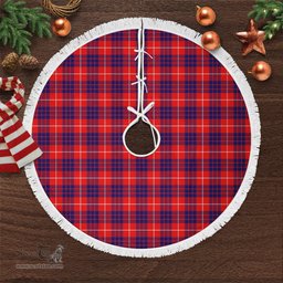 Hamilton Modern Tartan Christmas Tree Skirt Scottish Plaid Tartan Plaid - ScotsTee - scotstee.com