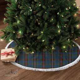 Fraser (of Lovat) Hunting Ancient Tartan Christmas Tree Skirt Scottish Plaid Tartan Plaid - ScotsTee - scotstee.com