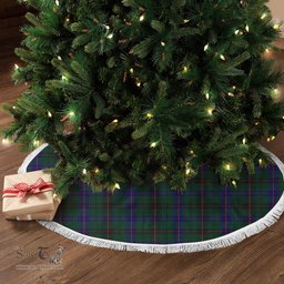 Davidson Modern Tartan Christmas Tree Skirt Scottish Plaid Tartan Plaid - ScotsTee - scotstee.com