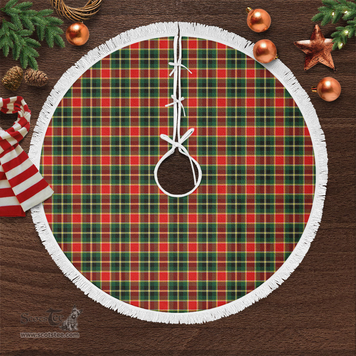 MacLachlan Hunting Modern Tartan Christmas Tree Skirt Scottish Plaid Tartan Plaid - ScotsTee - scotstee.com