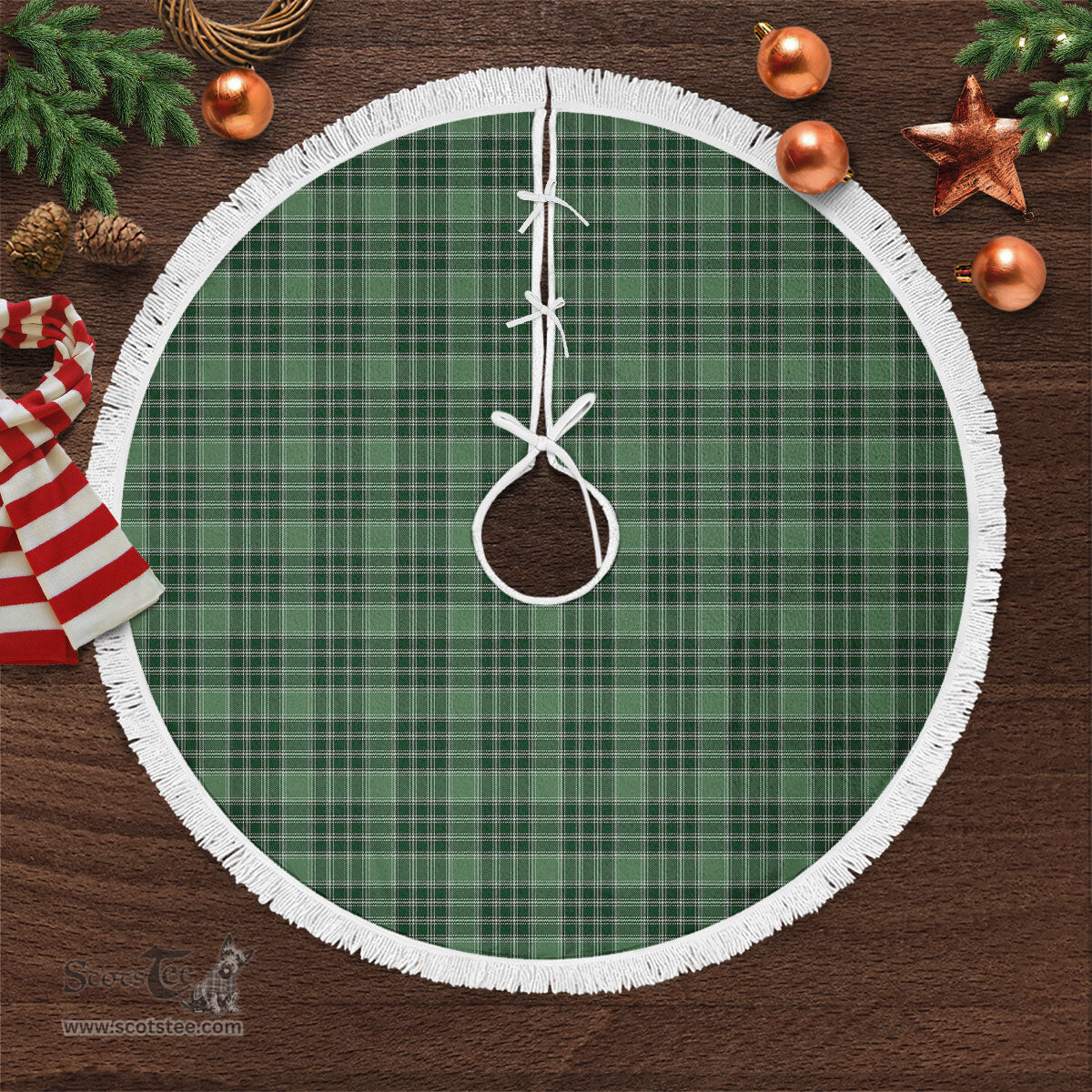 MacDonald Lord of the Isles Hunting Tartan Christmas Tree Skirt Scottish Plaid Tartan Plaid - ScotsTee - scotstee.com