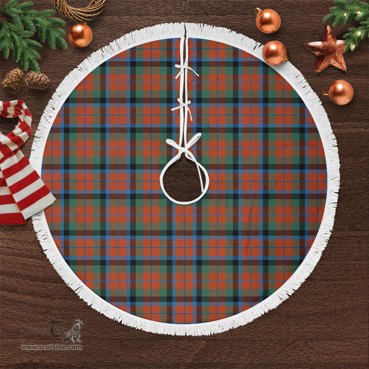 MacNaughton Ancient Tartan Christmas Tree Skirt Scottish Plaid Tartan Plaid - ScotsTee - scotstee.com