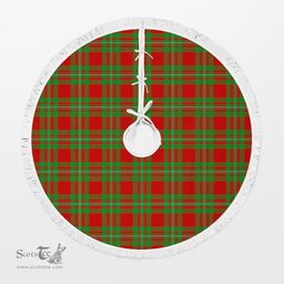 MacGregor Modern Tartan Christmas Tree Skirt Scottish Plaid Tartan Plaid - ScotsTee - scotstee.com