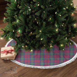 Lindsay Ancient Tartan Christmas Tree Skirt Scottish Plaid Tartan Plaid - ScotsTee - scotstee.com