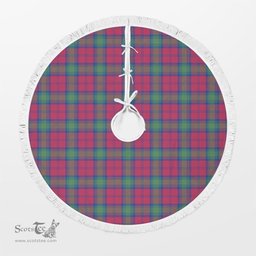 Lindsay Ancient Tartan Christmas Tree Skirt Scottish Plaid Tartan Plaid - ScotsTee - scotstee.com
