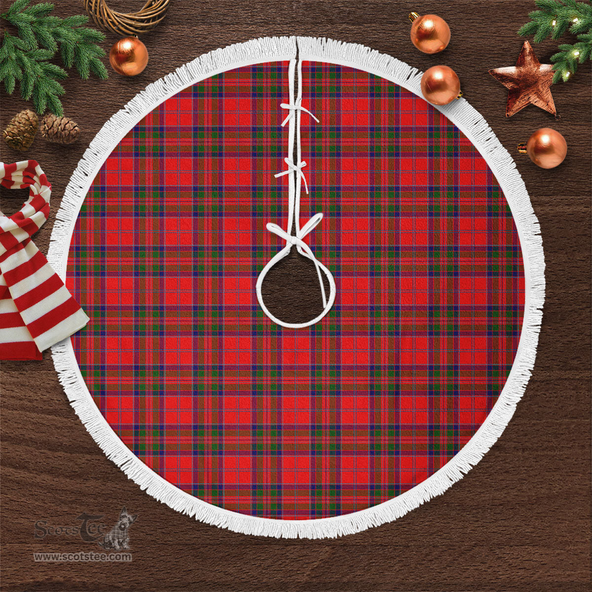 MacGillivray Modern Tartan Christmas Tree Skirt Scottish Plaid Tartan Plaid - ScotsTee - scotstee.com
