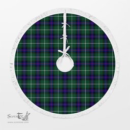 MacDonald of the Isles Hunting Modern Tartan Christmas Tree Skirt Scottish Plaid Tartan Plaid - ScotsTee - scotstee.com