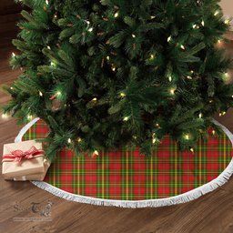 Leask Tartan Christmas Tree Skirt Scottish Plaid Tartan Plaid - ScotsTee - scotstee.com