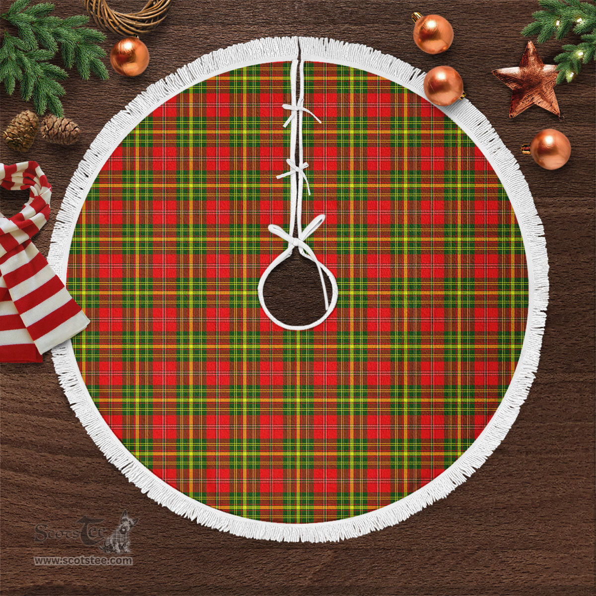 Leask Tartan Christmas Tree Skirt Scottish Plaid Tartan Plaid - ScotsTee - scotstee.com