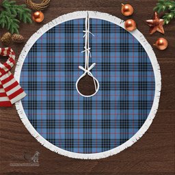 MacKay Blue Tartan Christmas Tree Skirt Scottish Plaid Tartan Plaid - ScotsTee - scotstee.com