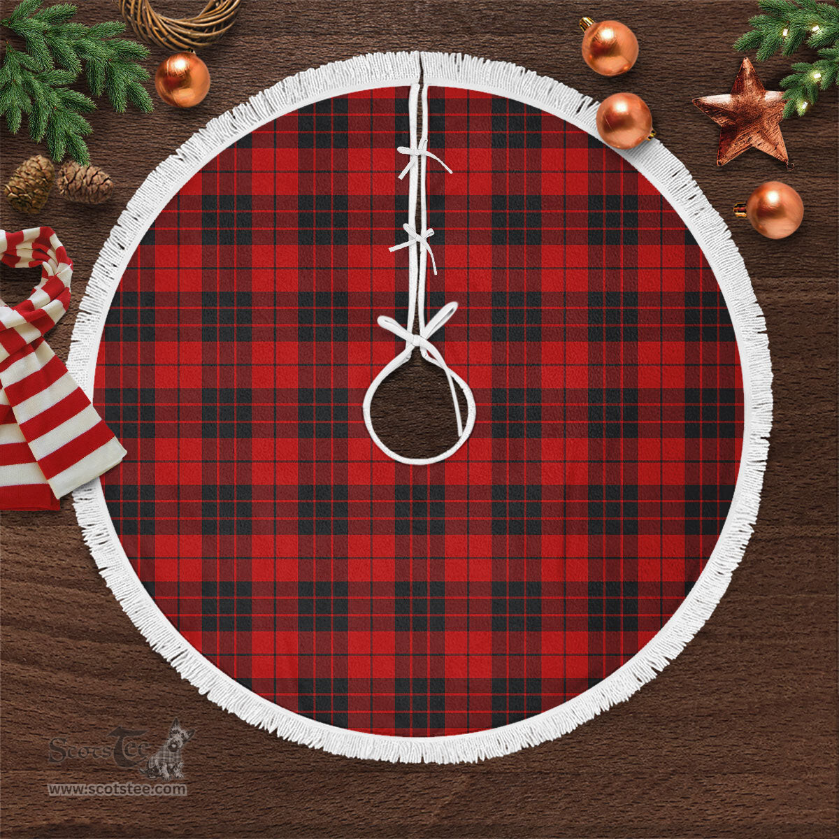 MacLeod of Raasay Tartan Christmas Tree Skirt Scottish Plaid Tartan Plaid - ScotsTee - scotstee.com