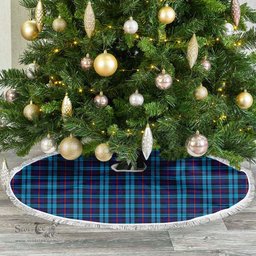 MacCorquodale Tartan Christmas Tree Skirt Scottish Plaid Tartan Plaid - ScotsTee - scotstee.com