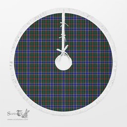 Ogilvie Hunting Modern Tartan Christmas Tree Skirt Scottish Plaid Tartan Plaid - ScotsTee - scotstee.com