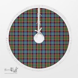 Norvel (or Norvill) Tartan Christmas Tree Skirt Scottish Plaid Tartan Plaid - ScotsTee - scotstee.com