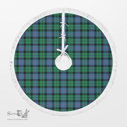 Morrison Ancient Tartan Christmas Tree Skirt Scottish Plaid Tartan Plaid - ScotsTee - scotstee.com