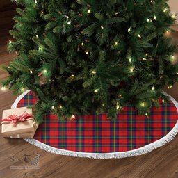 Ruthven Modern Tartan Christmas Tree Skirt Scottish Plaid Tartan Plaid - ScotsTee - scotstee.com