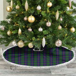Shaw Modern Tartan Christmas Tree Skirt Scottish Plaid Tartan Plaid - ScotsTee - scotstee.com
