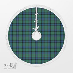 Sinclair Hunting Ancient Tartan Christmas Tree Skirt Scottish Plaid Tartan Plaid - ScotsTee - scotstee.com