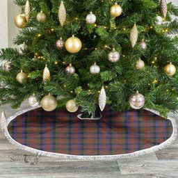 MacDuff Hunting Modern Tartan Christmas Tree Skirt Scottish Plaid Tartan Plaid - ScotsTee - scotstee.com