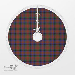 MacDuff Hunting Modern Tartan Christmas Tree Skirt Scottish Plaid Tartan Plaid - ScotsTee - scotstee.com
