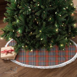 MacFarlane Ancient Tartan Christmas Tree Skirt Scottish Plaid Tartan Plaid - ScotsTee - scotstee.com
