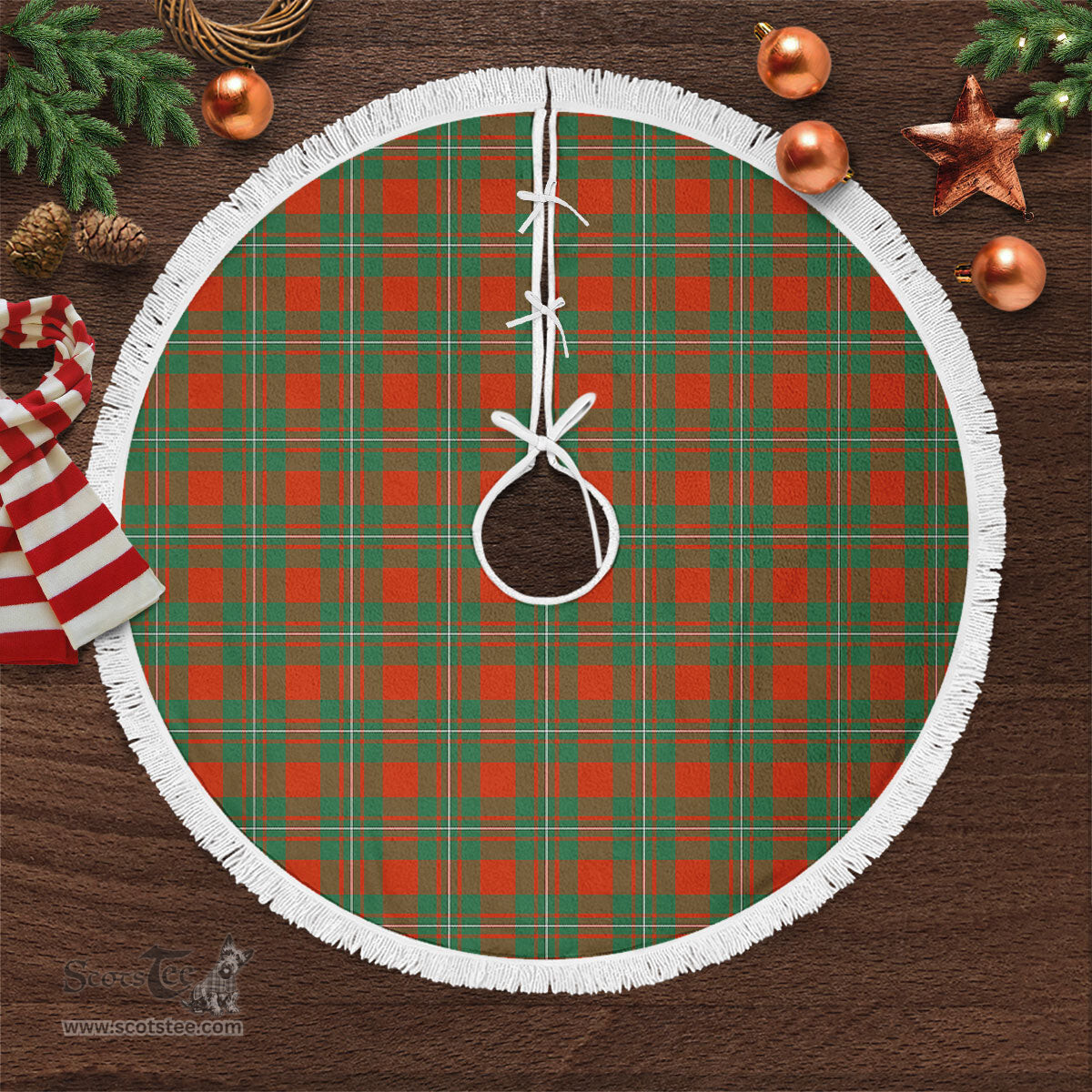 MacGregor Ancient Tartan Christmas Tree Skirt Scottish Plaid Tartan Plaid - ScotsTee - scotstee.com