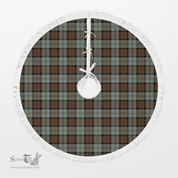 MacLeod of Harris Weathered Tartan Christmas Tree Skirt Scottish Plaid Tartan Plaid - ScotsTee - scotstee.com