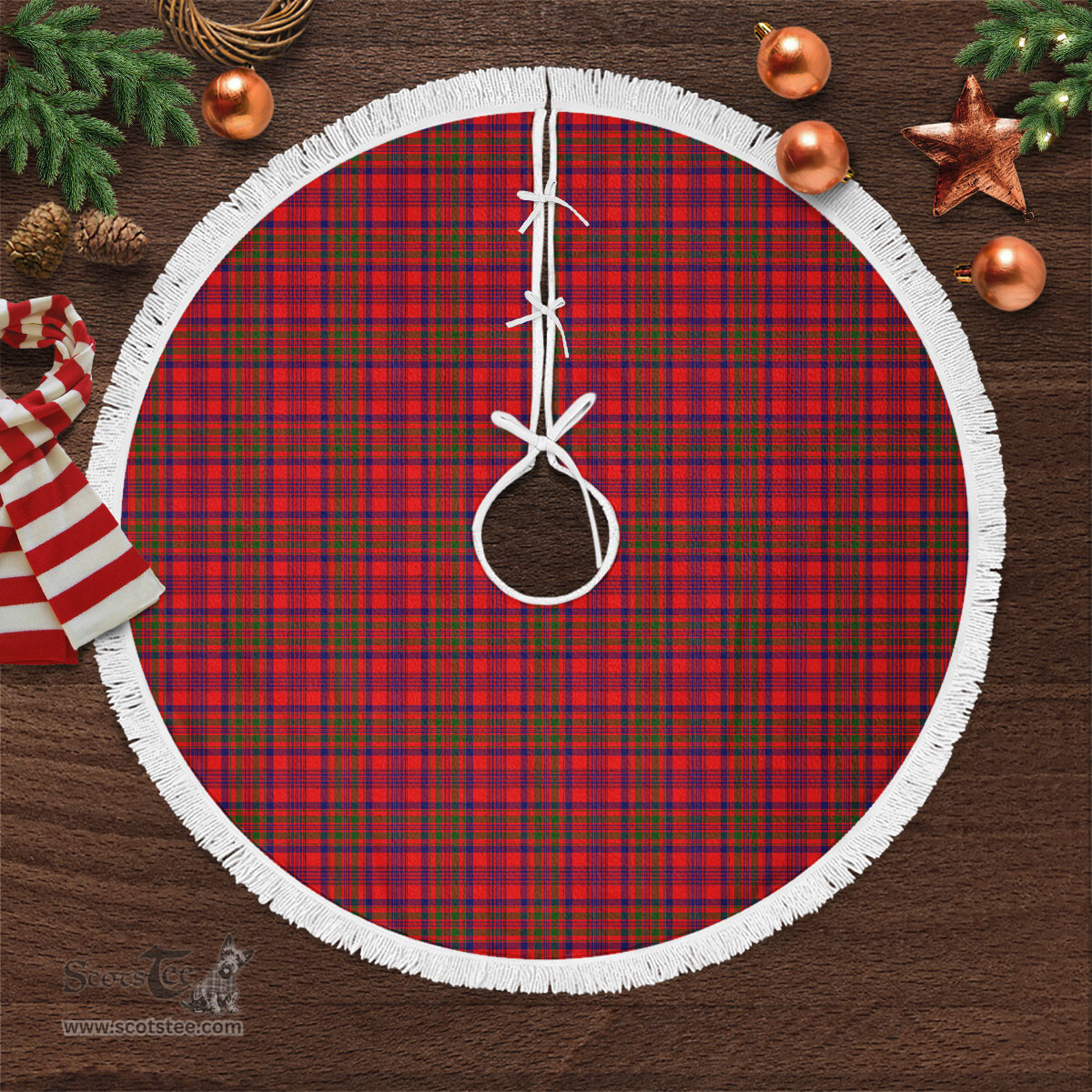Murray (of Dysart) Tartan Christmas Tree Skirt Scottish Plaid Tartan Plaid - ScotsTee - scotstee.com