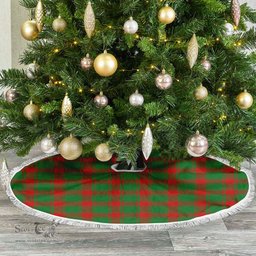 Middleton Modern Tartan Christmas Tree Skirt Scottish Plaid Tartan Plaid - ScotsTee - scotstee.com