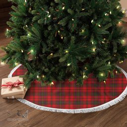 MacDougall Modern Tartan Christmas Tree Skirt Scottish Plaid Tartan Plaid - ScotsTee - scotstee.com