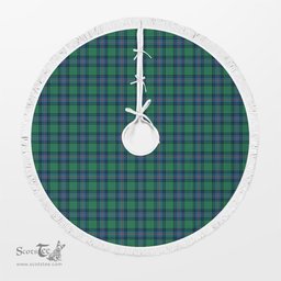 Shaw (of Sauchie) Tartan Christmas Tree Skirt Scottish Plaid Tartan Plaid - ScotsTee - scotstee.com