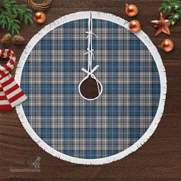 Napier Modern Tartan Christmas Tree Skirt Scottish Plaid Tartan Plaid - ScotsTee - scotstee.com