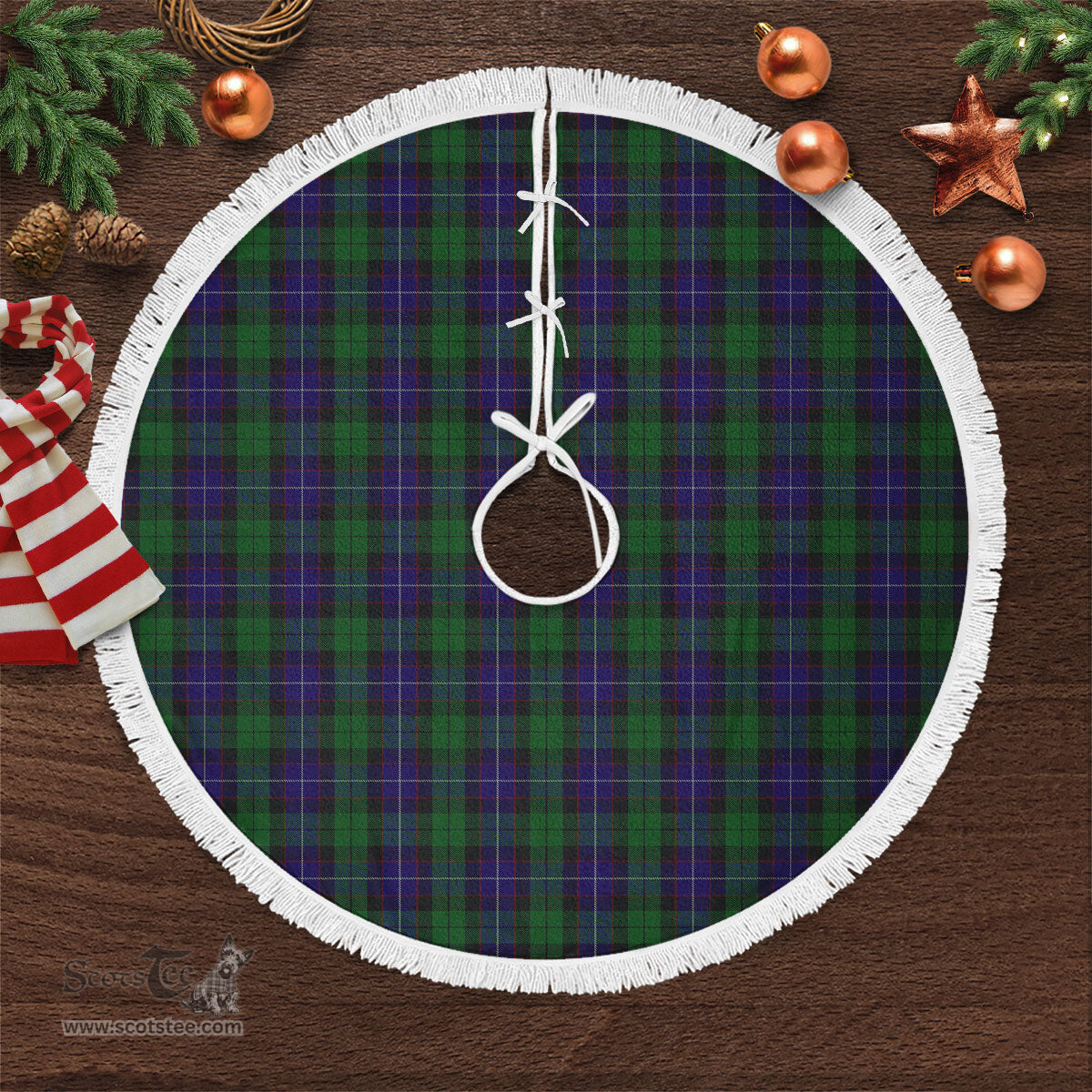 Mitchell Tartan Christmas Tree Skirt Scottish Plaid Tartan Plaid - ScotsTee - scotstee.com
