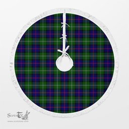 MacThomas Modern Tartan Christmas Tree Skirt Scottish Plaid Tartan Plaid - ScotsTee - scotstee.com