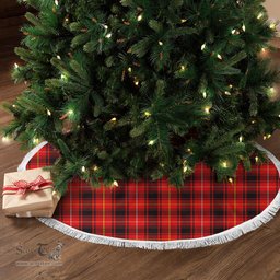 MacIver Modern Tartan Christmas Tree Skirt Scottish Plaid Tartan Plaid - ScotsTee - scotstee.com
