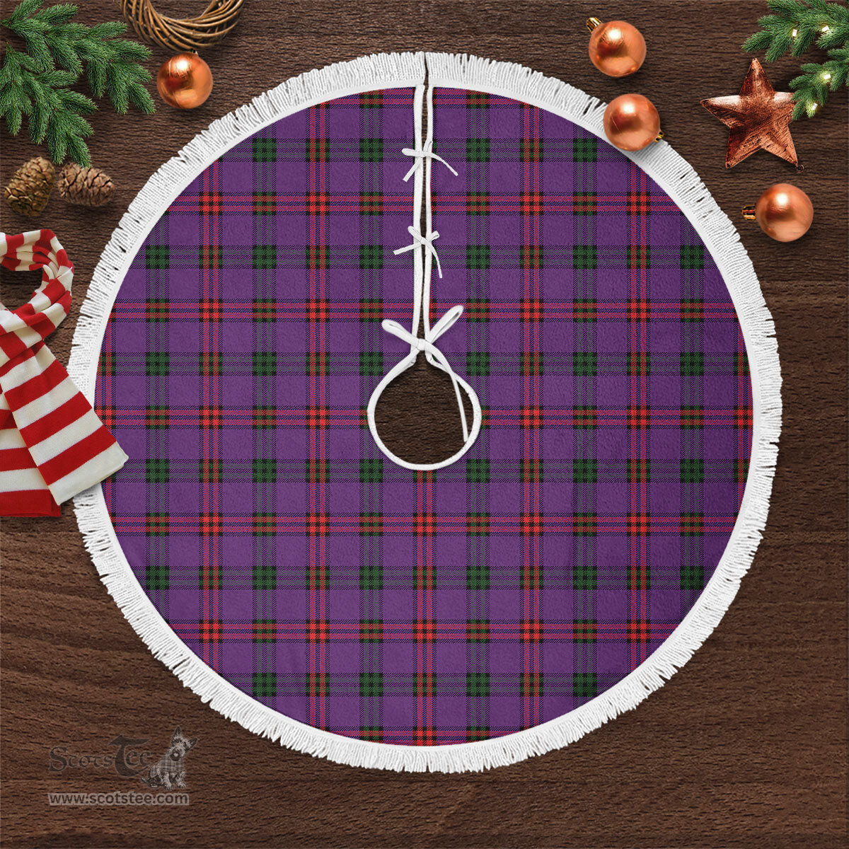 Montgomery Modern Tartan Christmas Tree Skirt Scottish Plaid Tartan Plaid - ScotsTee - scotstee.com