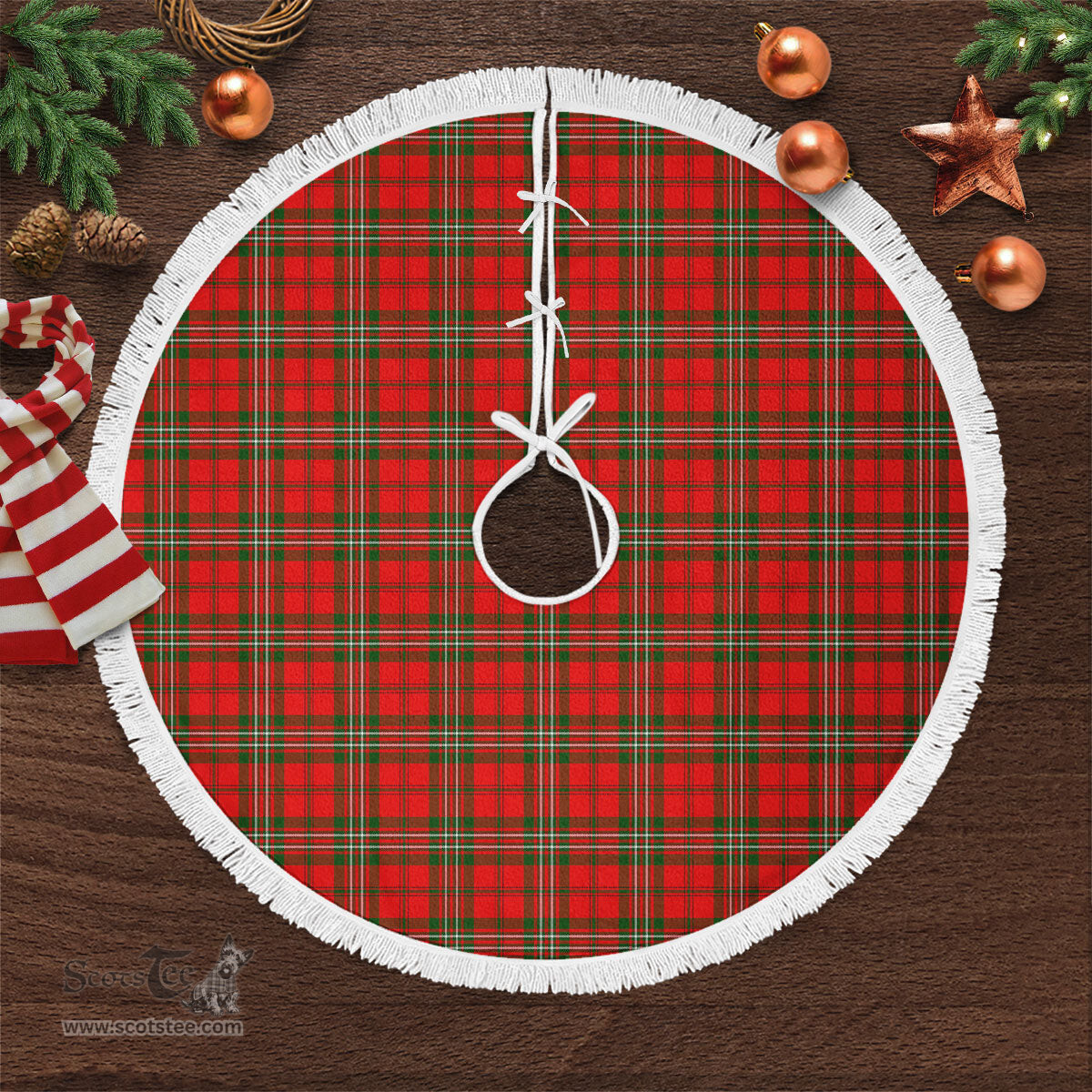 Langlands Tartan Christmas Tree Skirt Scottish Plaid Tartan Plaid - ScotsTee - scotstee.com