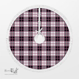 MacPherson Hunting Modern Tartan Christmas Tree Skirt Scottish Plaid Tartan Plaid - ScotsTee - scotstee.com