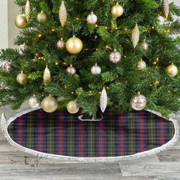 MacLennan Modern Tartan Christmas Tree Skirt Scottish Plaid Tartan Plaid - ScotsTee - scotstee.com