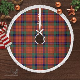 Nicolson Ancient Old Tartan Christmas Tree Skirt Scottish Plaid Tartan Plaid - ScotsTee - scotstee.com