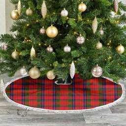 MacNicol (of Scorrybreac) Tartan Christmas Tree Skirt Scottish Plaid Tartan Plaid - ScotsTee - scotstee.com