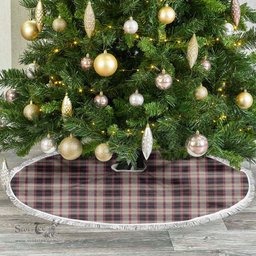 MacPherson Hunting Ancient Tartan Christmas Tree Skirt Scottish Plaid Tartan Plaid - ScotsTee - scotstee.com